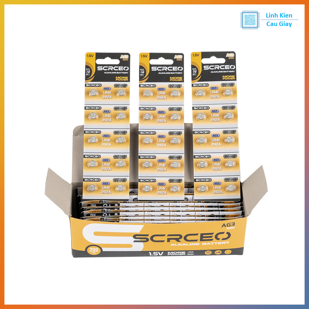 Pin cúc áo LR41 / AG3 1.5V Alkaline