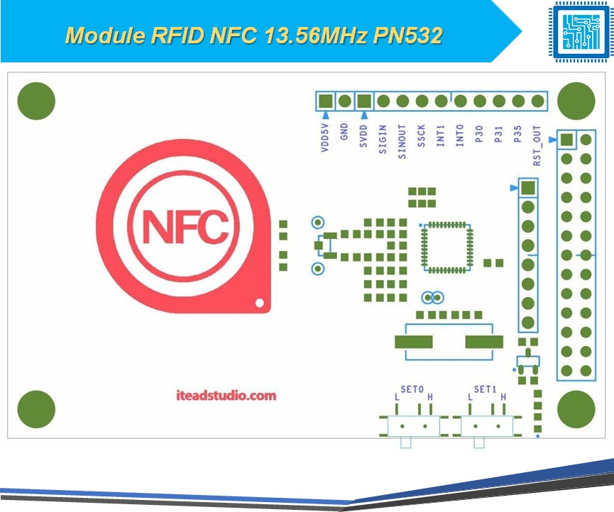 Module RFID NFC 13.56MHz PN532