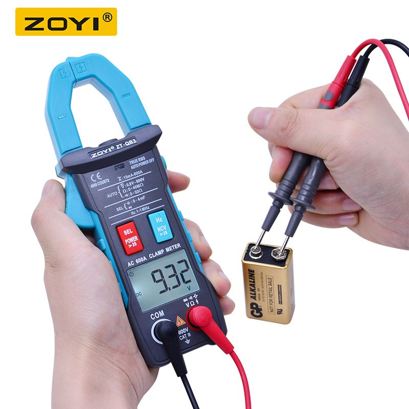 Đồng hồ vạn năng Ampe kìm Zotek Zoyi ZT-QB3 đo điện áp và dòng điện AC/DC
