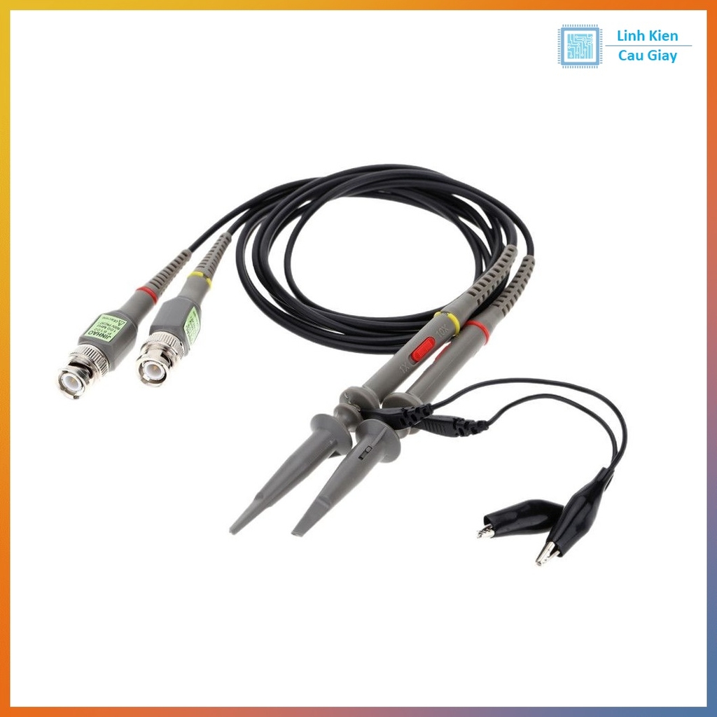 Que Đo Oscilloscope P60100 100MHz 1X/10X – Dây Đo Máy Hiện Sóng BNC (1 Sợi)