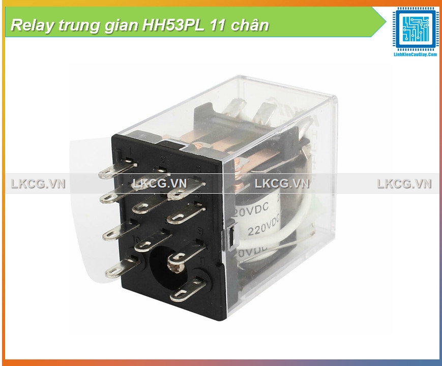 Relay trung gian HH53PL 11 chân