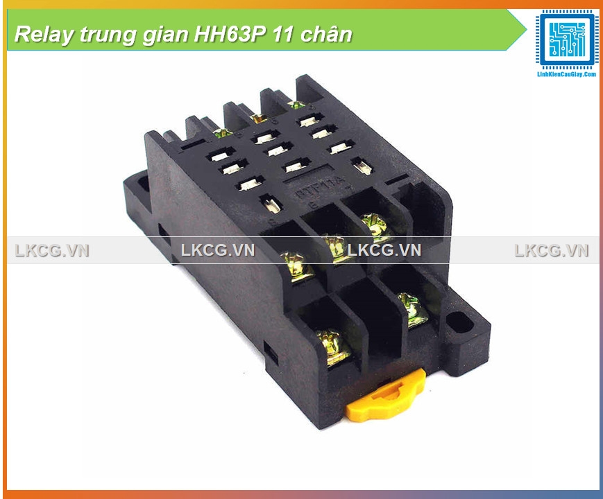 Relay trung gian HH63P 11 chân