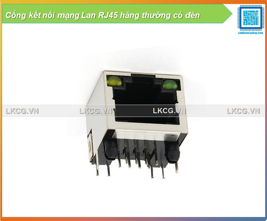 Cổng kết nối mạng Lan RJ45 hàng thường có đèn