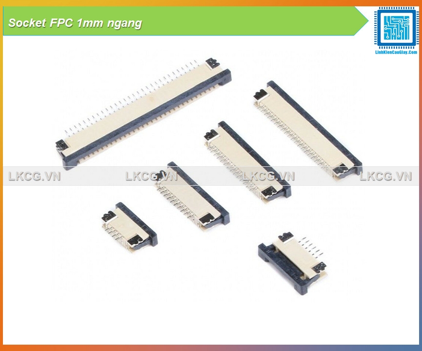 Socket FPC 1mm ngang