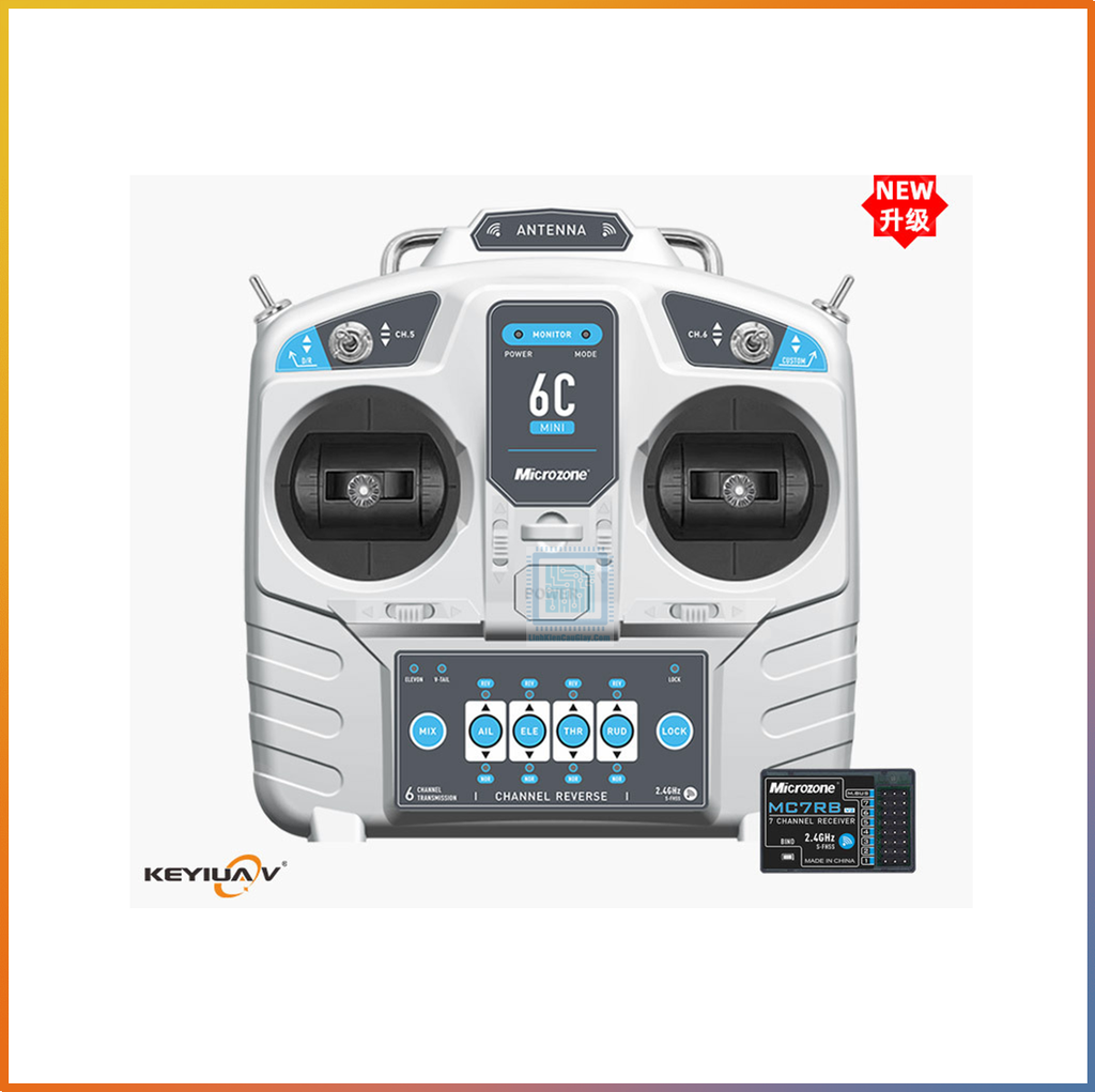 Tay Điều Khiển MC6C 2.4G + RX MC7REV2 Phiên Bản Nâng Cấp 2025
