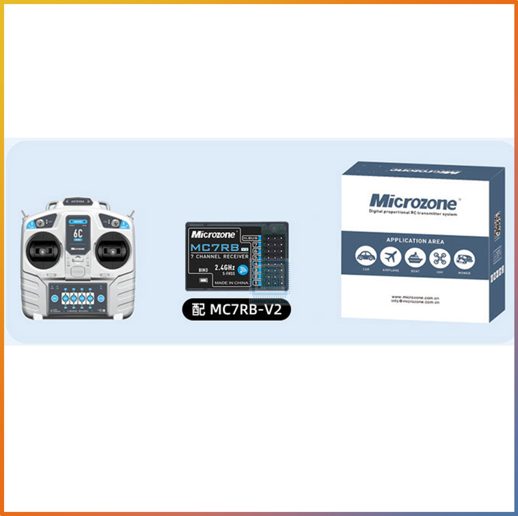 Tay Điều Khiển MC6C 2.4G + RX MC7REV2 Phiên Bản Nâng Cấp 2025
