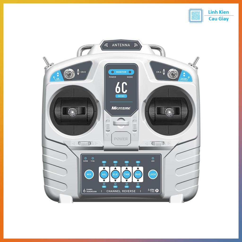 Tay Điều Khiển MC6C 2.4G + RX MC7REV2 Phiên Bản Nâng Cấp 2025
