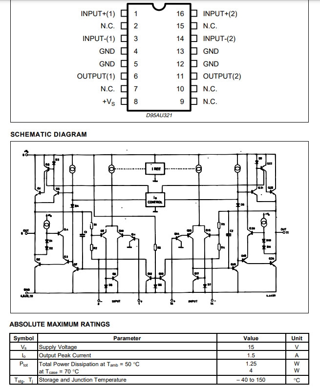 Linh kiện TDA2822 SOP-8 (9-12VDC)