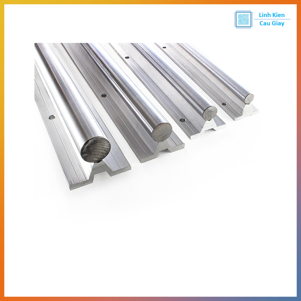Thanh trượt tròn có đế SBR10, SBR12, SBR16, SBR20, SBR25 (1 mét)