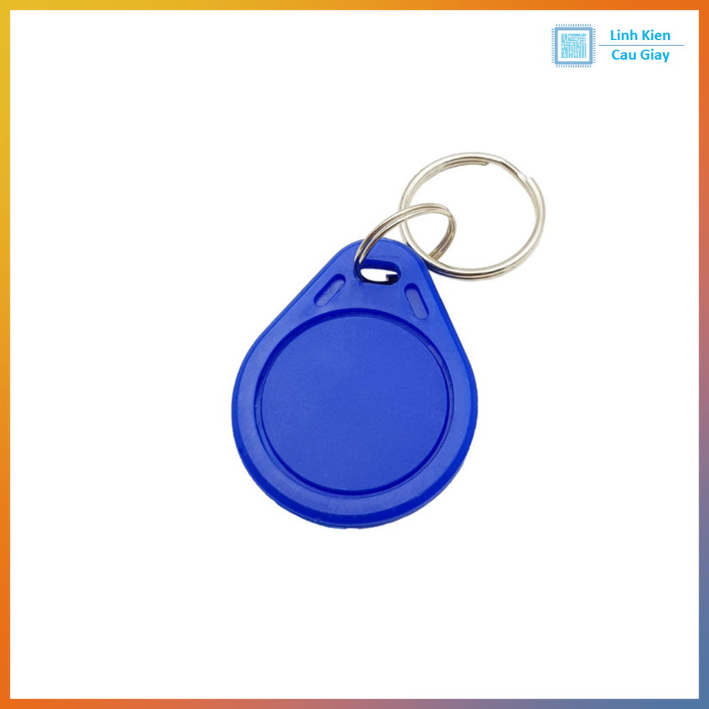 Thẻ từ móc khóa RFID 125kHz,  NFC 13.56 MHz (Dùng cho sao chép)