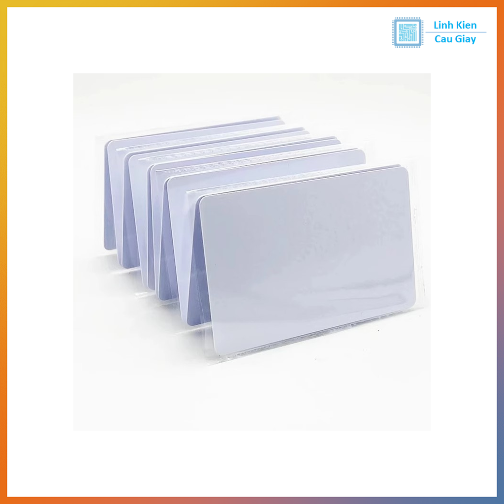 Thẻ từ RFID 125kHz trắng mỏng EM4100