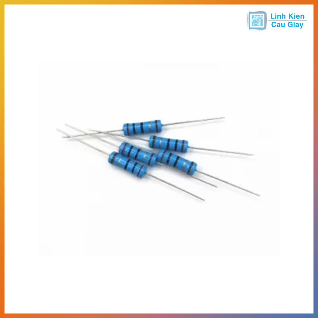 Trở vạch 1/4W 1% 0ohm đến 82ohm (50 con)