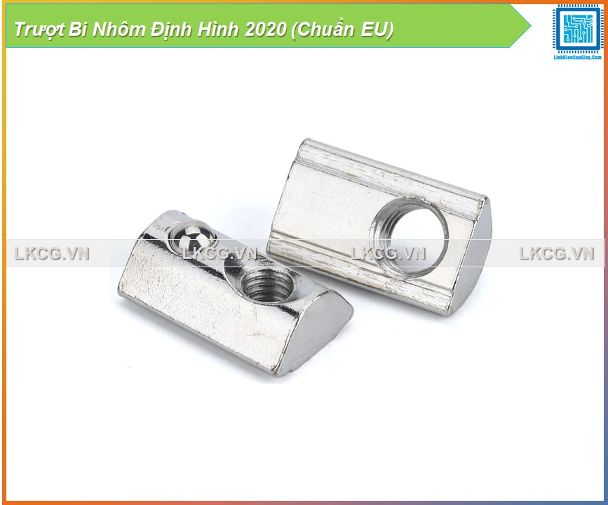 Trượt Bi Nhôm Định Hình 2020 (Chuẩn EU)