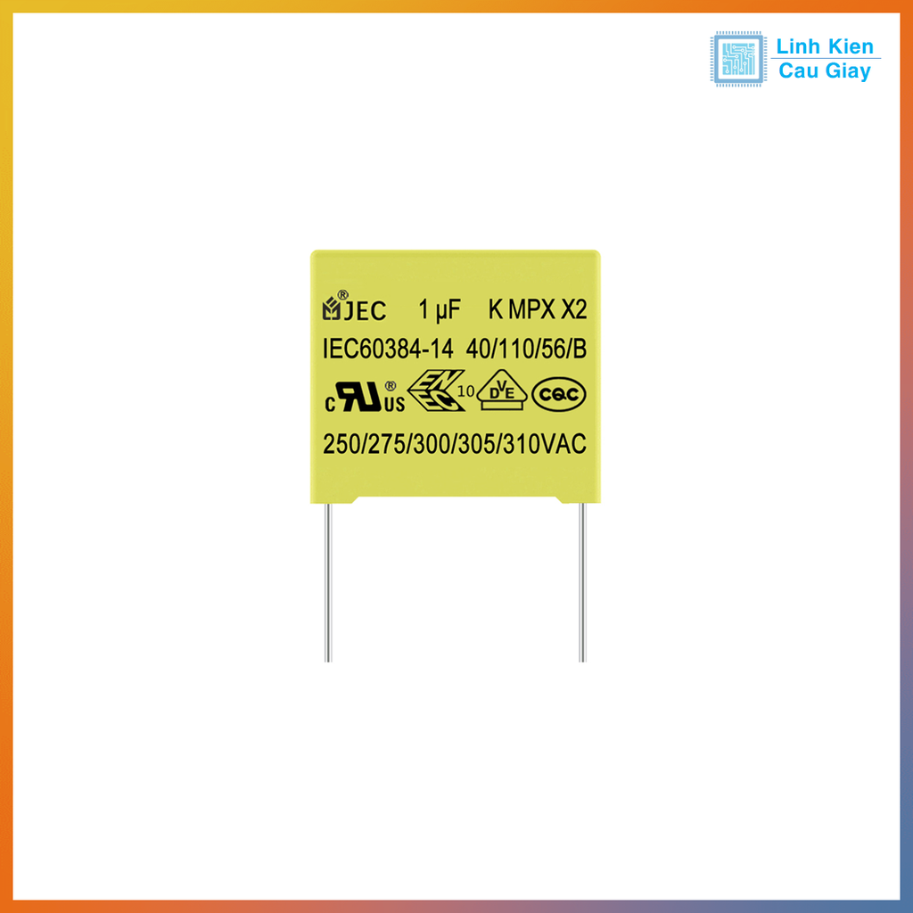 Tụ chống nhiễu, tụ lọc nguồn AC 275V chân 10mm