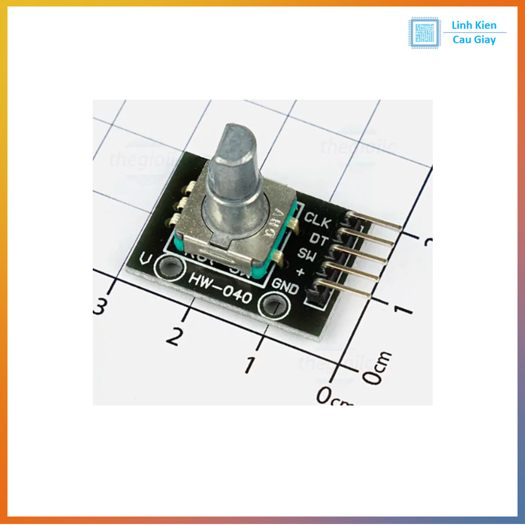 Module Xoay Rotary Encoder 360 Độ KY-040