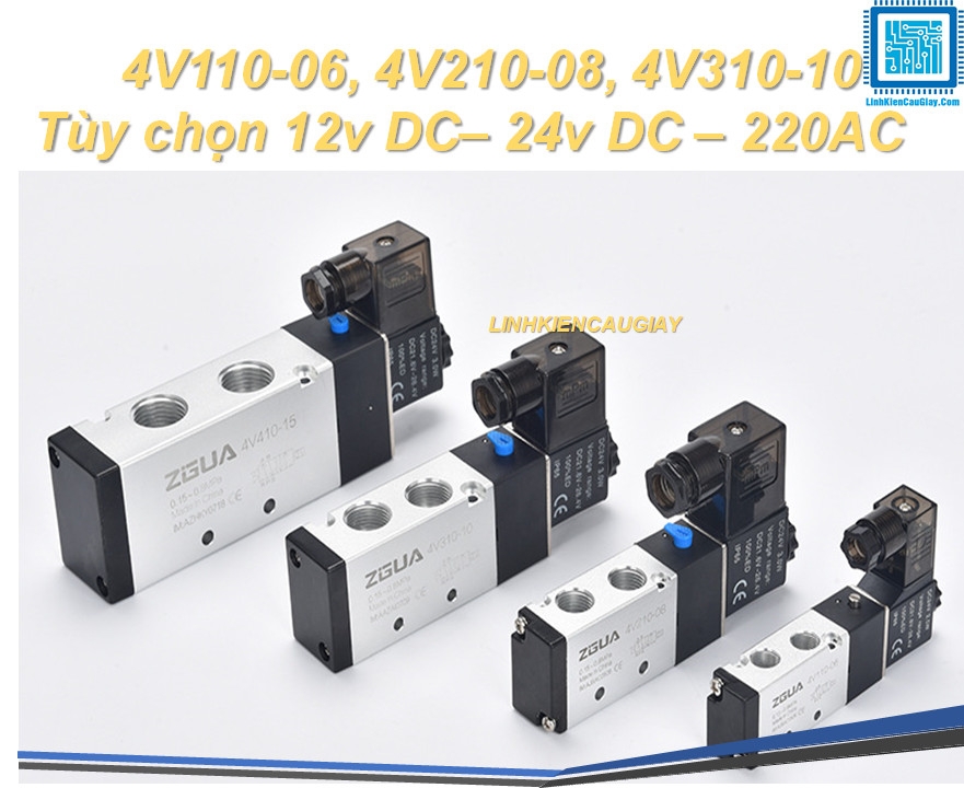 Van Điện Từ Khí Nén 4V110-06 hàng tốt