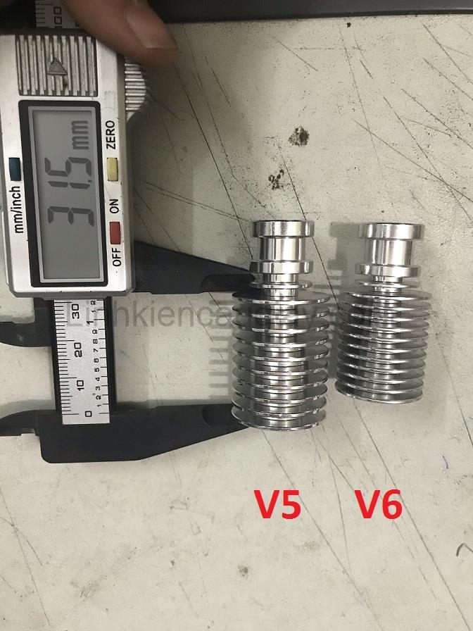 Khối Nhôm Tản Nhiệt J-head V5 (Gián Tiếp)