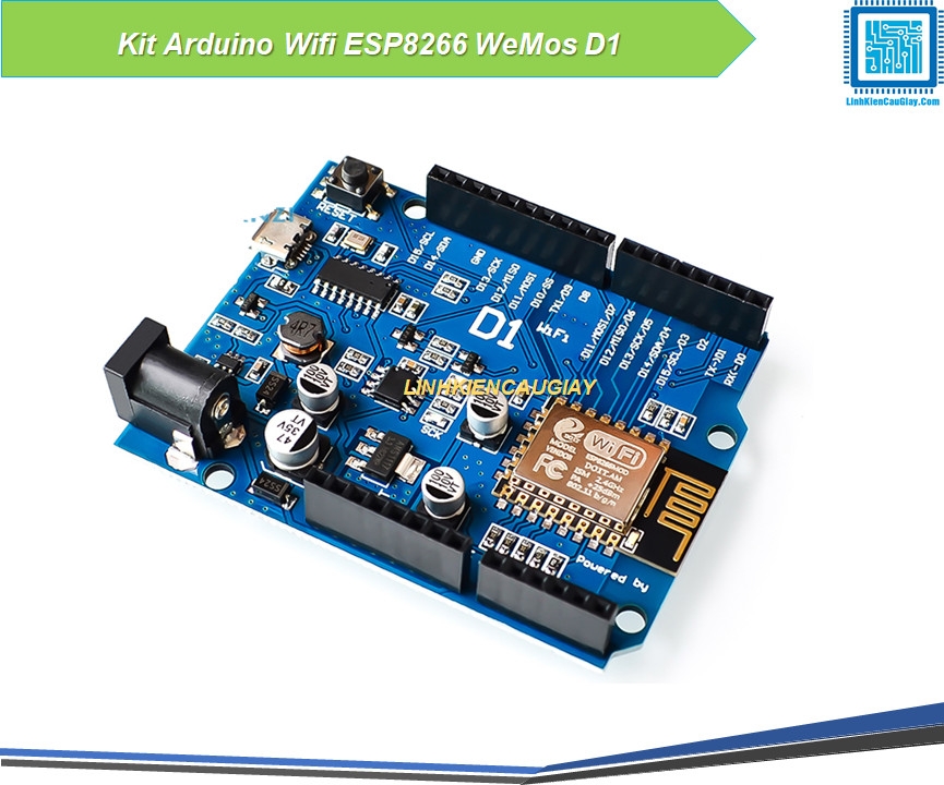 Kit Arduino Wifi ESP8266 WeMos D1