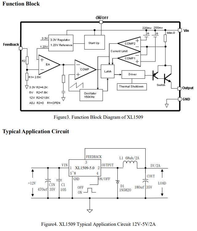 Linh kiện XL1509-ADJ SMD SOP8