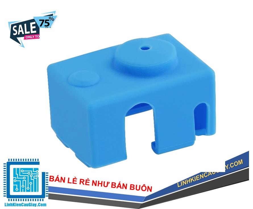 Vỏ silicon giữ nhiệt đầu nhôm gia nhiệt E3D V6 PT100