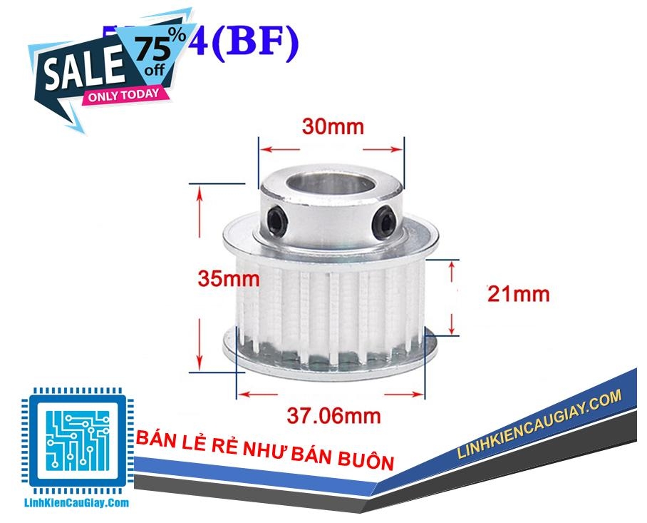 Puly 5M kiểu BF 24 răng rộng 15mm