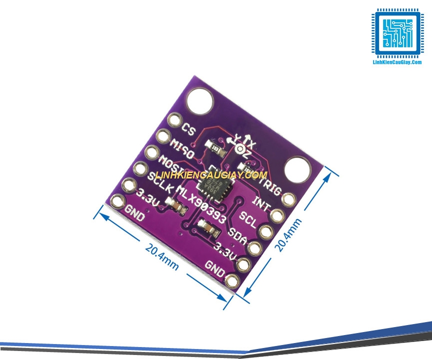 Module từ trường 3D MLX90393