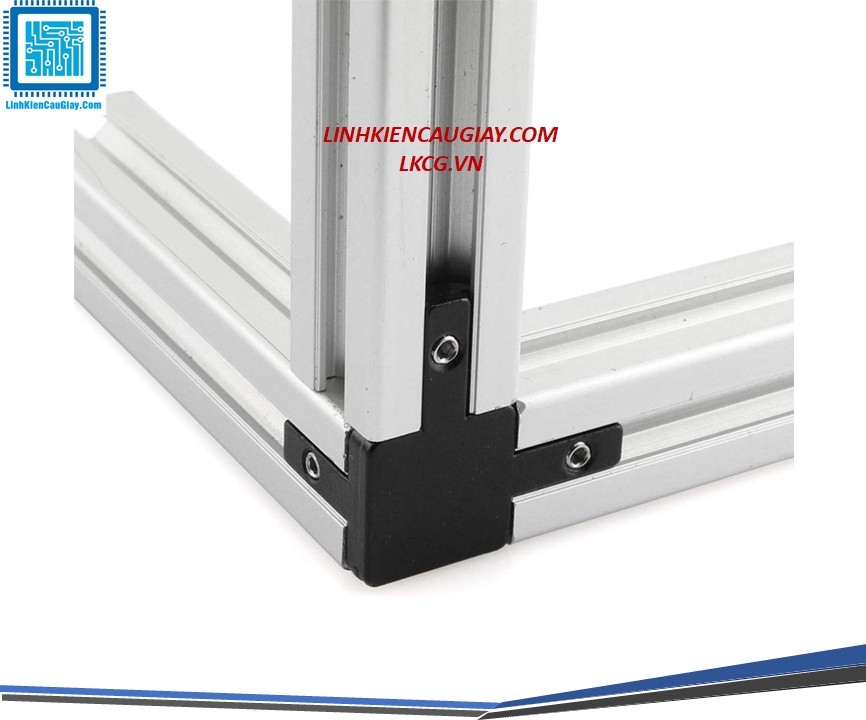 Ke 3 Góc Nhôm Định Hình 2020, 3030, 4040 (Màu đen)