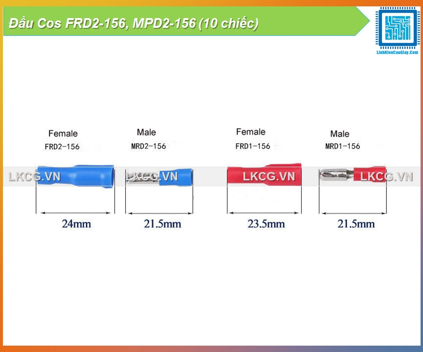 Đầu Cos FRD2-156, MPD2-156 (10 chiếc)