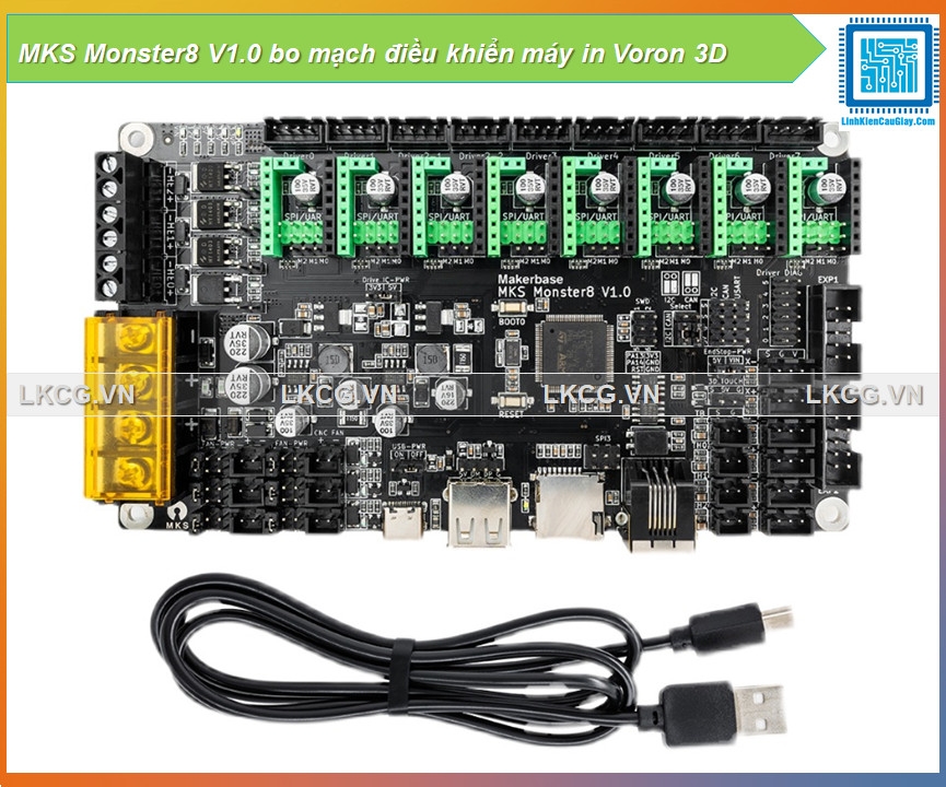 MKS Monster8 V1.0 bo mạch điều khiển máy in Voron 3D