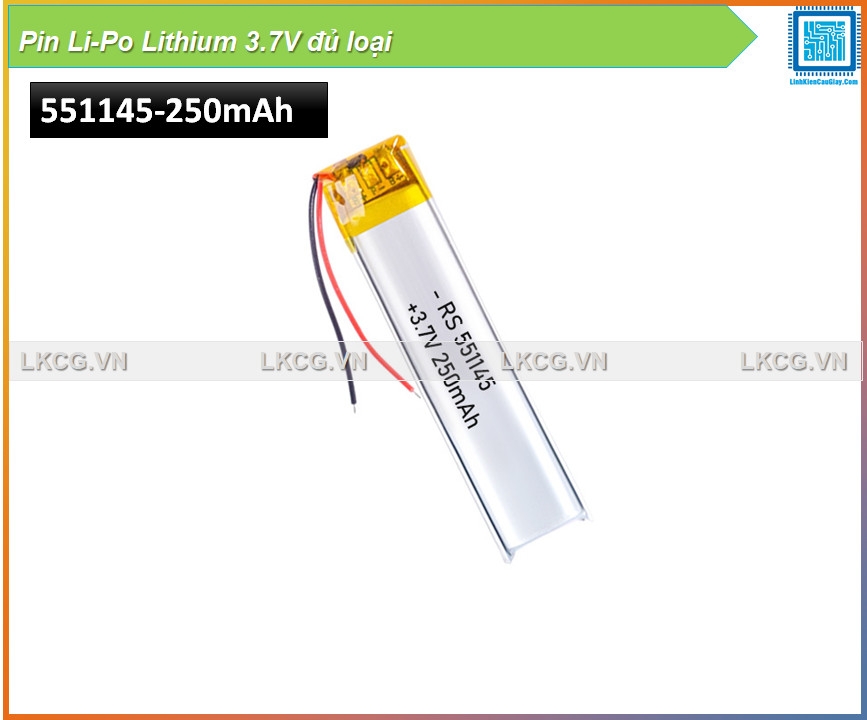 Pin Li-Po Lithium 3.7V đủ loại