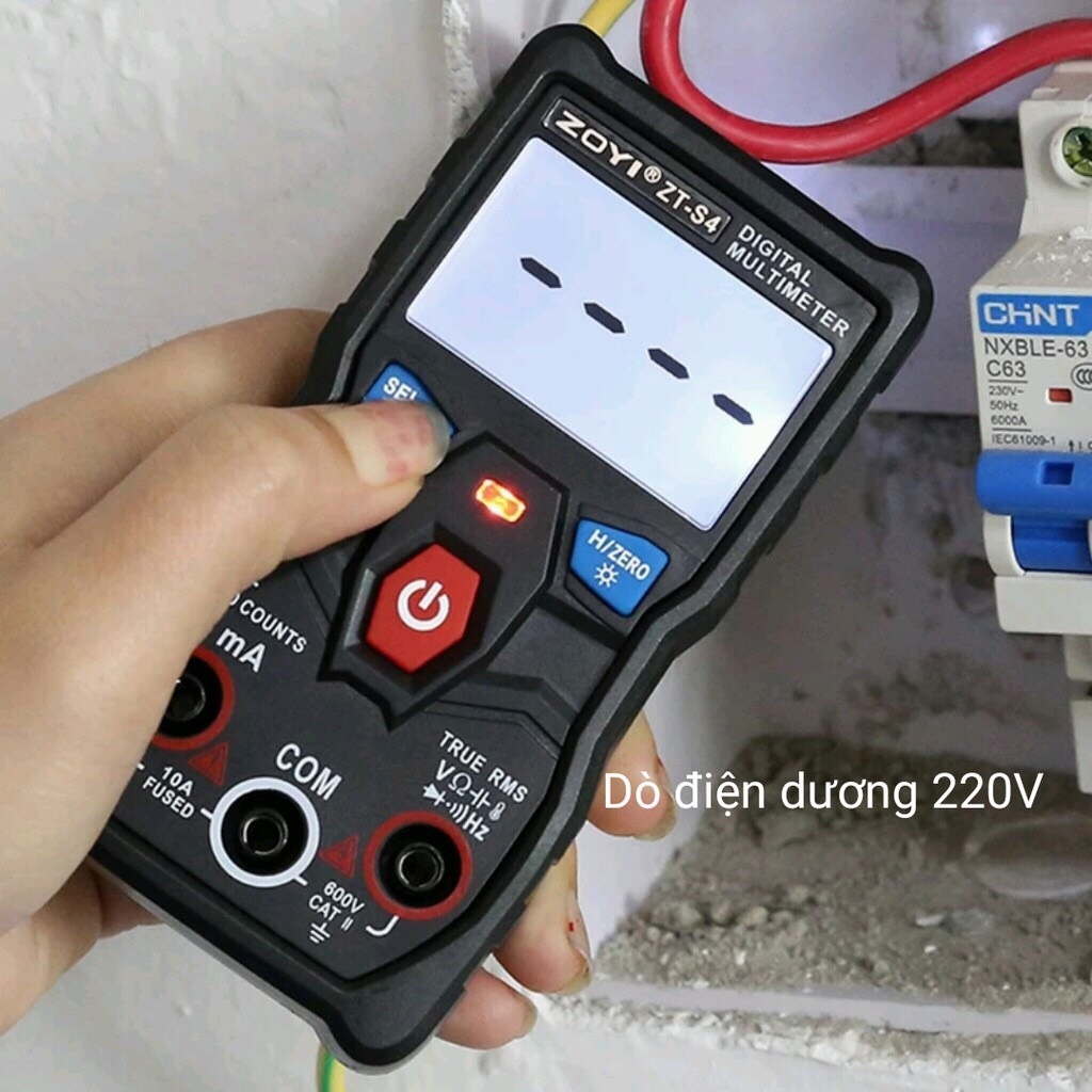 ĐỒNG HỒ VẠN NĂNG TỰ ĐỘNG ZOYI ZT-S4 CHÍNH HÃNG BH 06 THÁNG