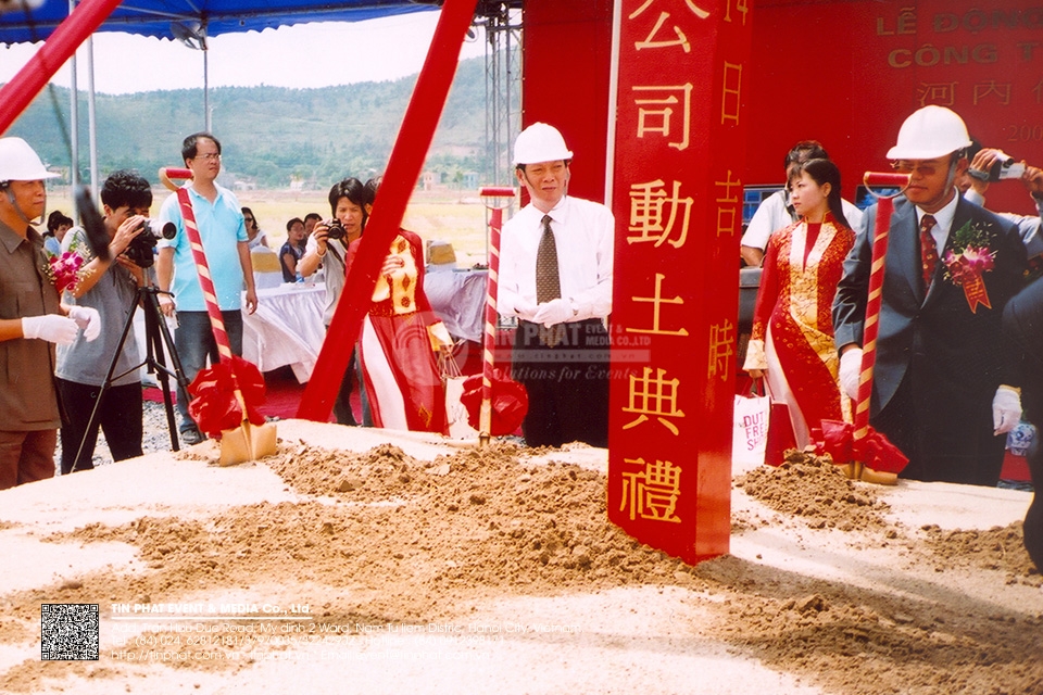 Lễ động thổ công trình công ty SENTEC Hà Nội