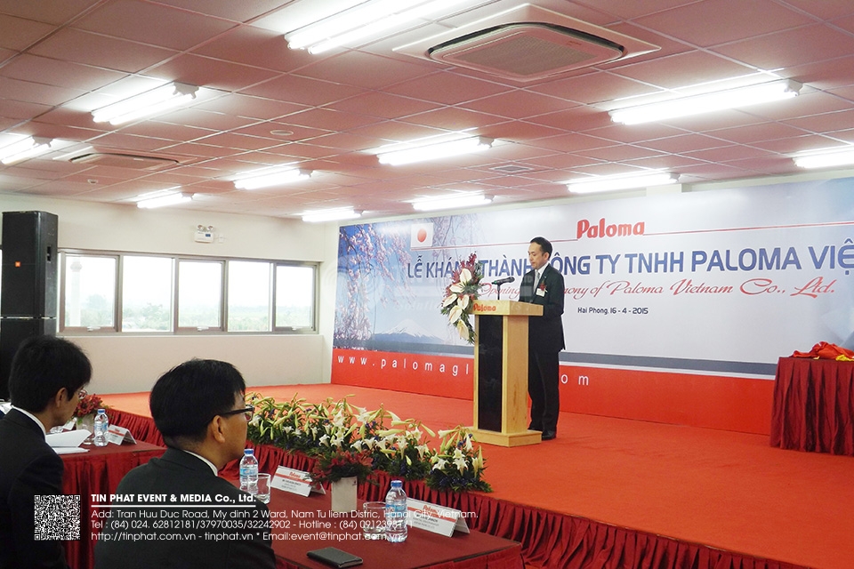 Lễ khánh thành công ty TNHH Paloma Việt nam