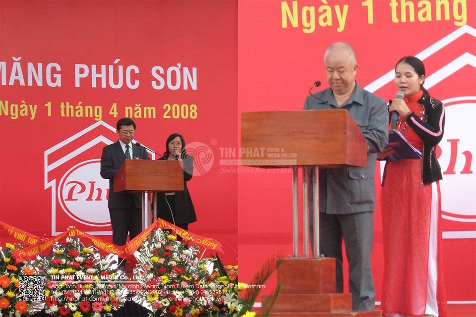 Lễ khởi công dây chuyền 2 nhà máy xi măng Phúc Sơn