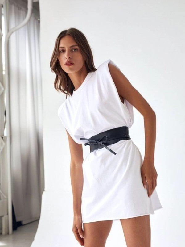 ĐẦM ZARA BASIC ĐỘN VAI