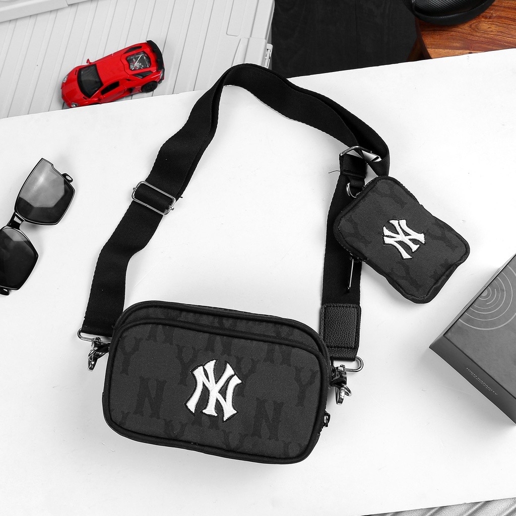 Túi đeo chéo MLB MONOGRAM WAIST BAG HL1720  Hanghieucentercom  BALO TÚI  NÓN HÀNG HIỆU