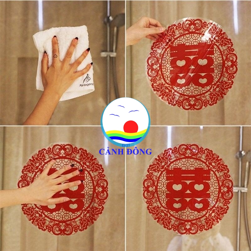 Decal chữ Hỷ đủ size lớn nhỏ sẵn keo in theo yêu cầu trang trí cưới, Decal Chữ Hỷ Đủ Size Lớn Nhỏ Sẵn Keo In Theo Yêu Cầu Trang Trí Cưới,