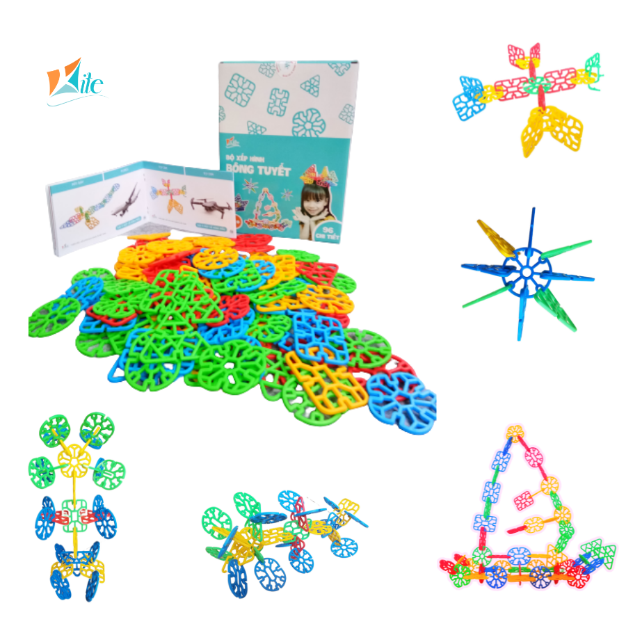 Ghép hình Bông tuyết | Đồ Chơi Cánh Diều