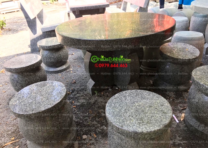 Bộ bàn ghế đá tự nhiên (GRANITE) GDTN-834 | 0979644463