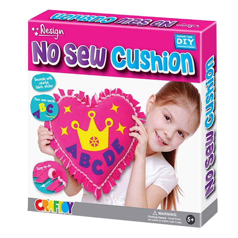 Đồ chơi thiết kế gối trái tim Craftoy