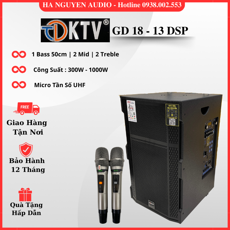 Loa Kéo Karaoke 5 Tấc KTV 18 - 13 DSP Mới Nhất | Loa kéo, loa ...