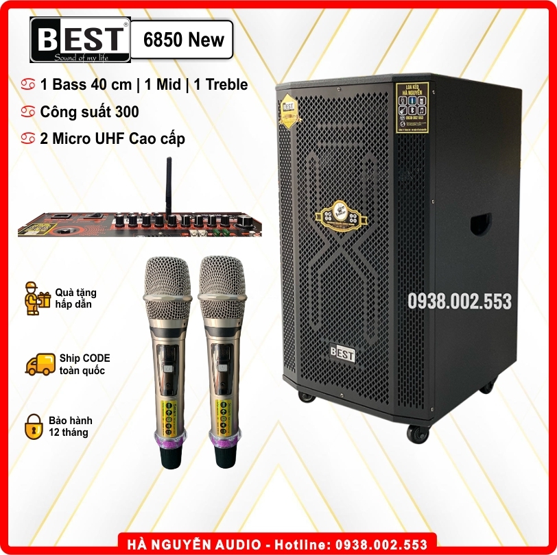 Loa Kéo Karaoke Di Động Best 6850 | Loa kéo, loa karaoke, loa ...