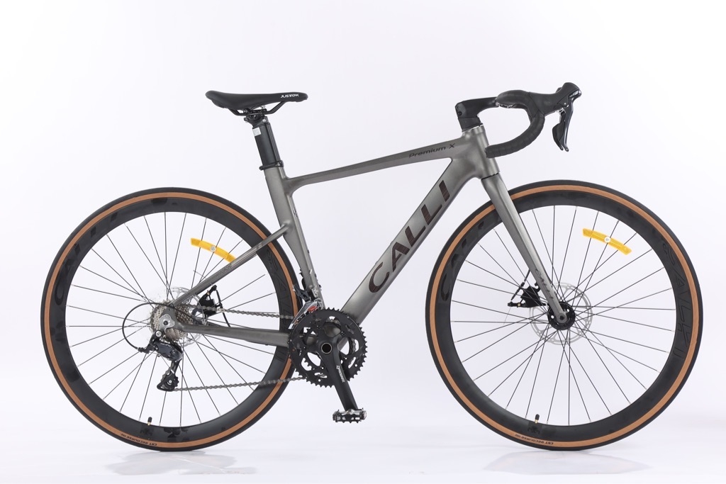 Xe đạp đua khung nhôm CALLI PREMIUM X . Group Shimano Sora R3000 . Ghi đông  cá mập