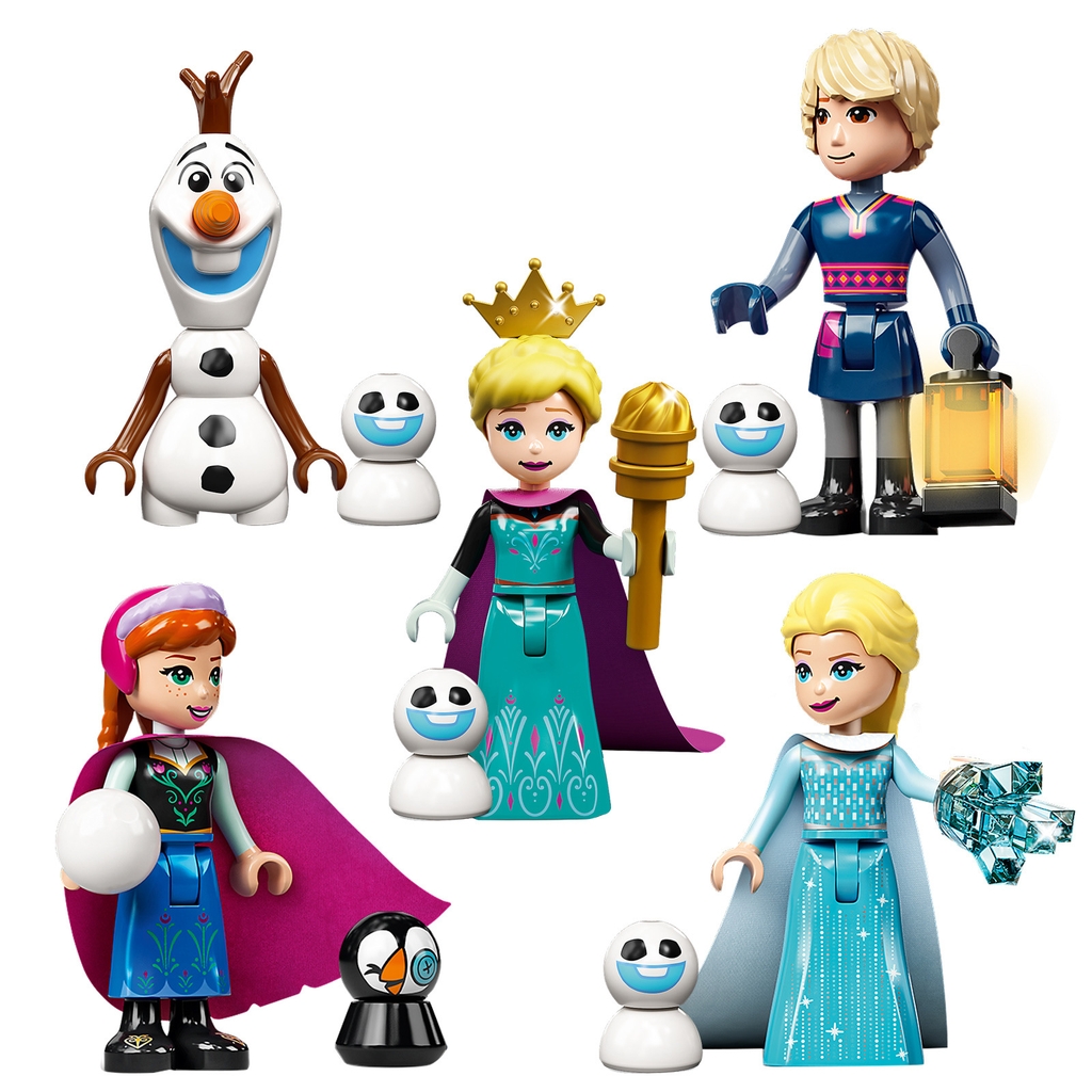 Minifigures Lắp Ráp Đồ Chơi Nhân Vật Hoạt Hình Công Chúa Elsa Anna ...
