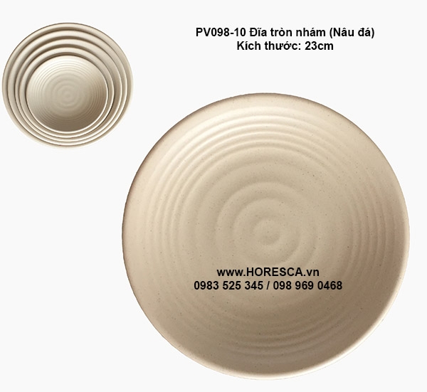 PV098-10 Dĩa tròn nhám  10