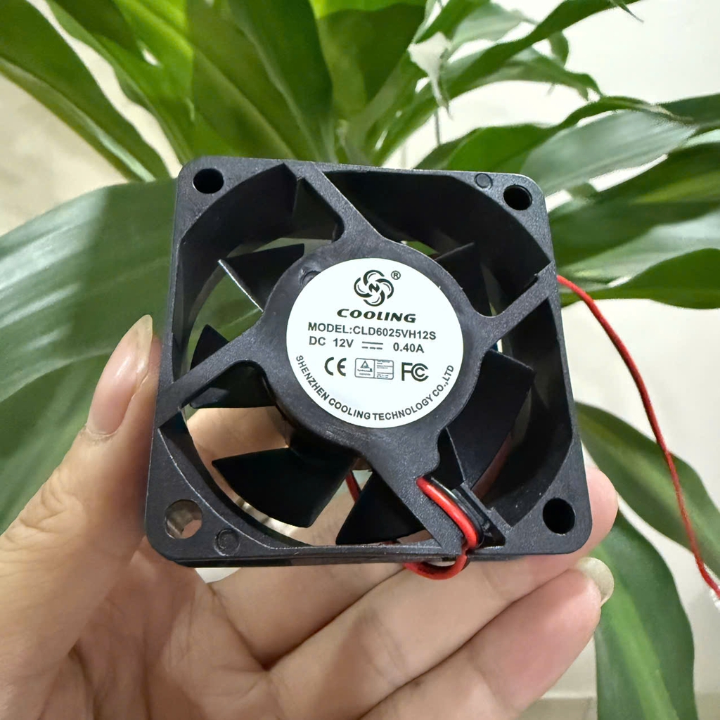 Quạt Tản Nhiệt COOLING 6025 6cm 6x6x2.5cm 12V 0.4A