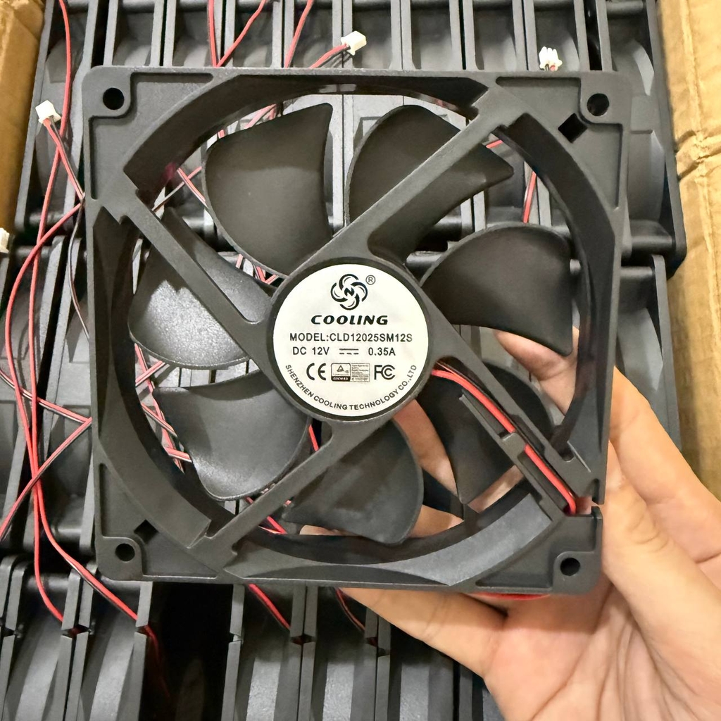 Quạt Tản Nhiệt 12cm 12025 12x12x2.5cm 12V 0.3-0.35A
