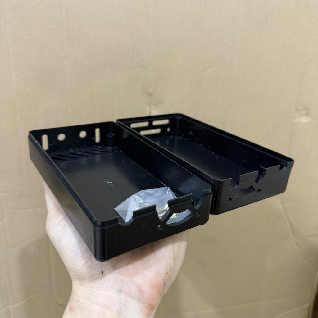 Hộp Nhựa Phay CNC 168x90x55mm Màu Đen