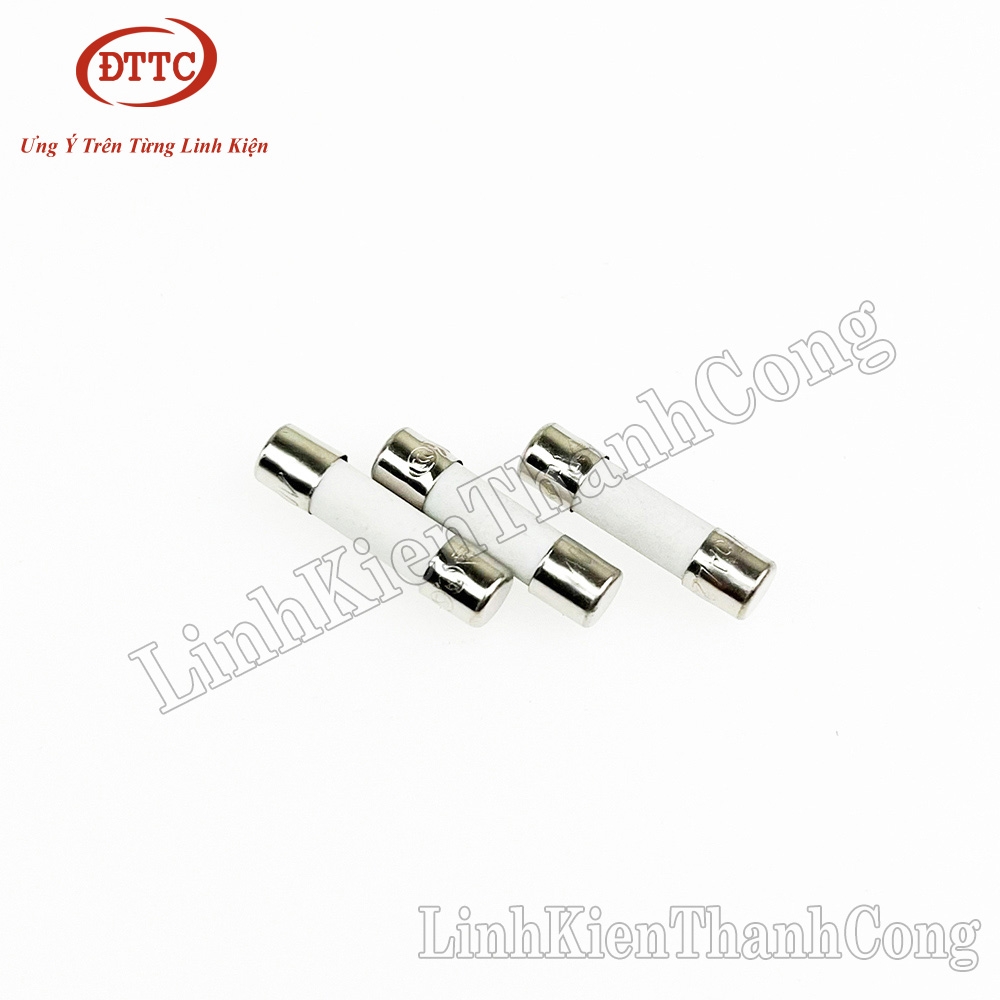 Cầu Chì Sứ Trắng 8A 250V 5x20mm