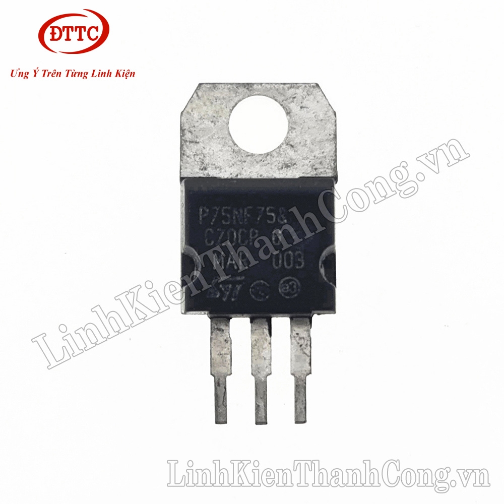 75NF75 MOSFET N-CH 75A 75V TO220 (Tháo Máy)